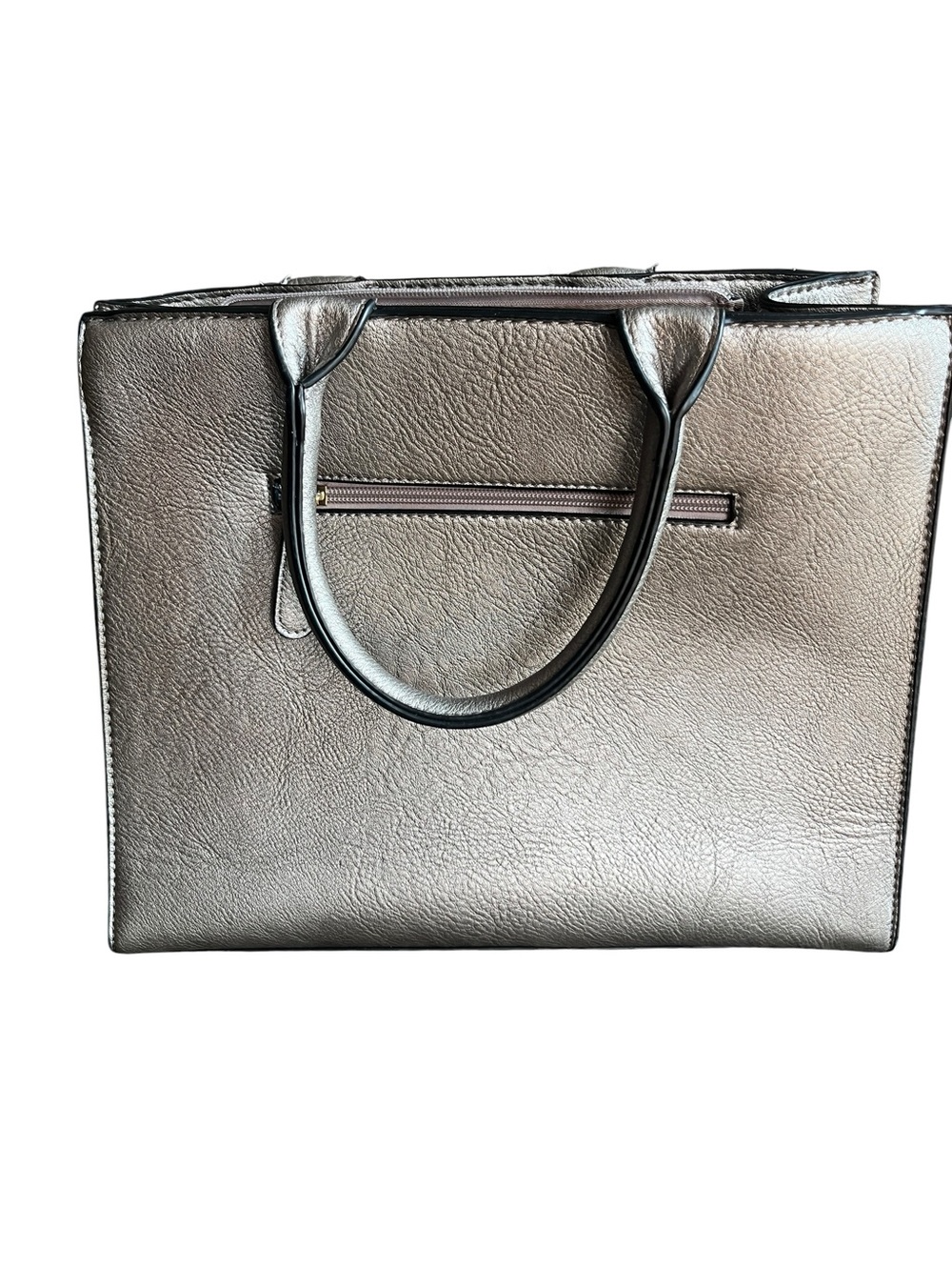 Dasein Handbag Vegan Leather Tassel Shoulder Bag Work Tote with Long Strap - Picture 9 of 11